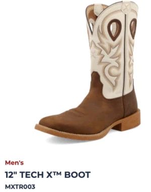 12" TECH X TWISTED X BOOT